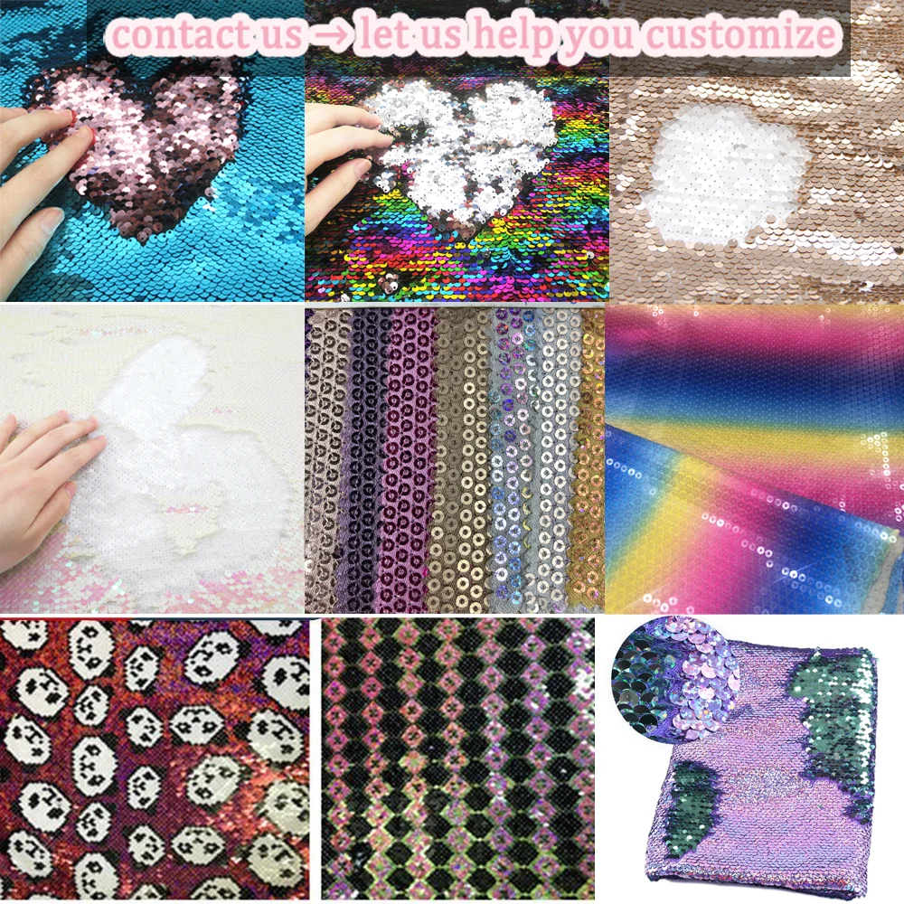 WINGTU Custom Half Sleeve Round Neck T Shirts USA Independence Day July 4th Star Pattern Sequin Shirt For Women