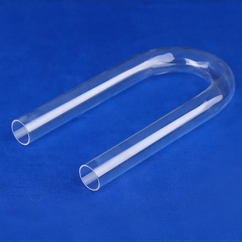 100mm diameter quartz glass tube high temperature quartz tube capillary fused quartz tube