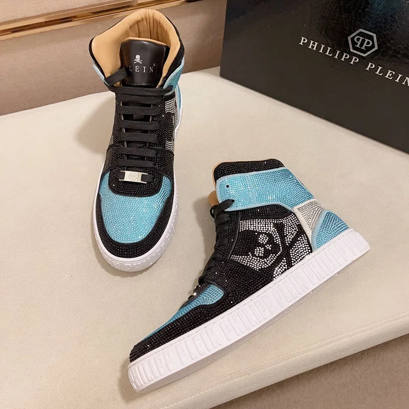 Custom Best Quality Patent Genuine Leather High Top And Jogging Skateboard Shoes For Men With Low MOQ