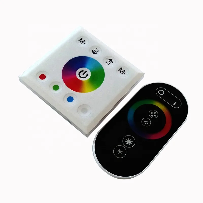 RF RGBW RGB LED Controller Touch Screen DC12-24V 18A Remote Controller Channel FOR RGB RGBW strip tape