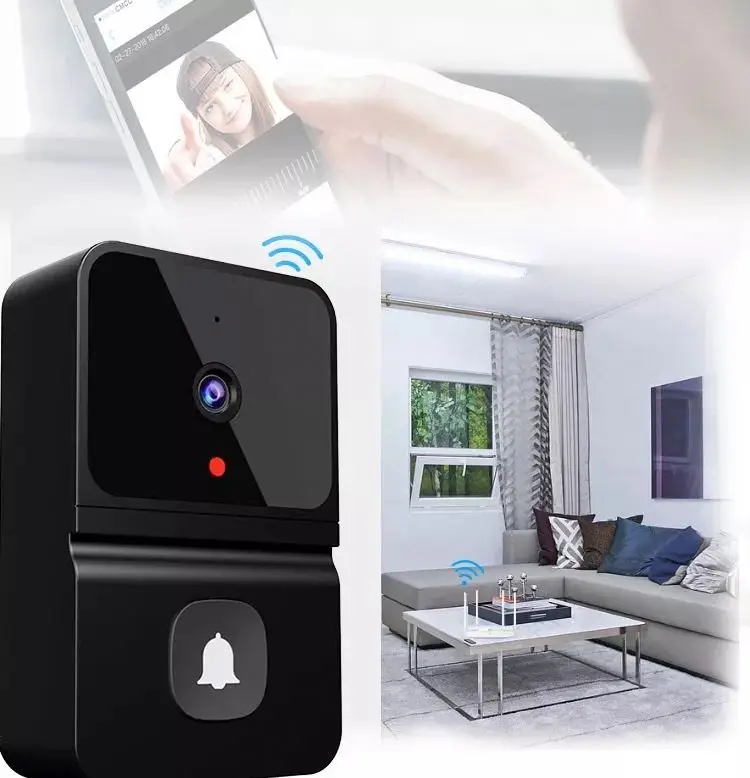 Умный беспроводной Wi-Fi IP-видео дверной звонок ночного видения телефон камера аудио домофон визуальный домашний монитор безопасности
