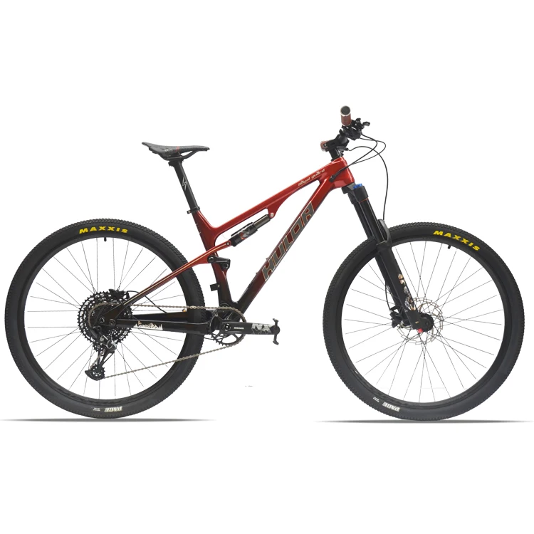 Full Suspension Carbon Fiber Frame Mountain Bike 12 Speed 29 inch SHIMANO M7100 Disc Brake Carbon Soft tail mountain bike