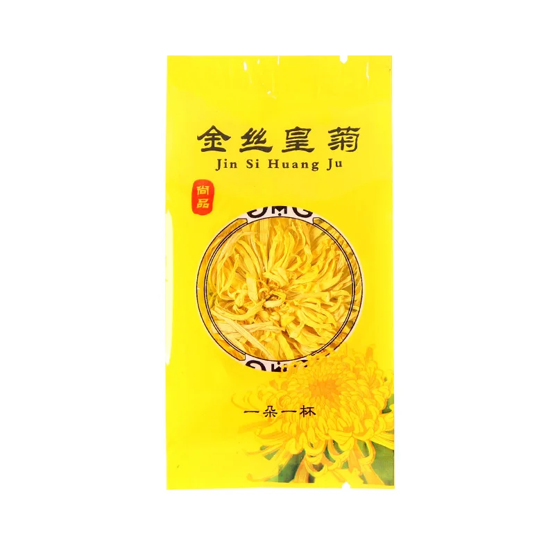 Chinese Traditional Herbs Tea Blooming silk Best Selling Golden Silk Chrysanthemum