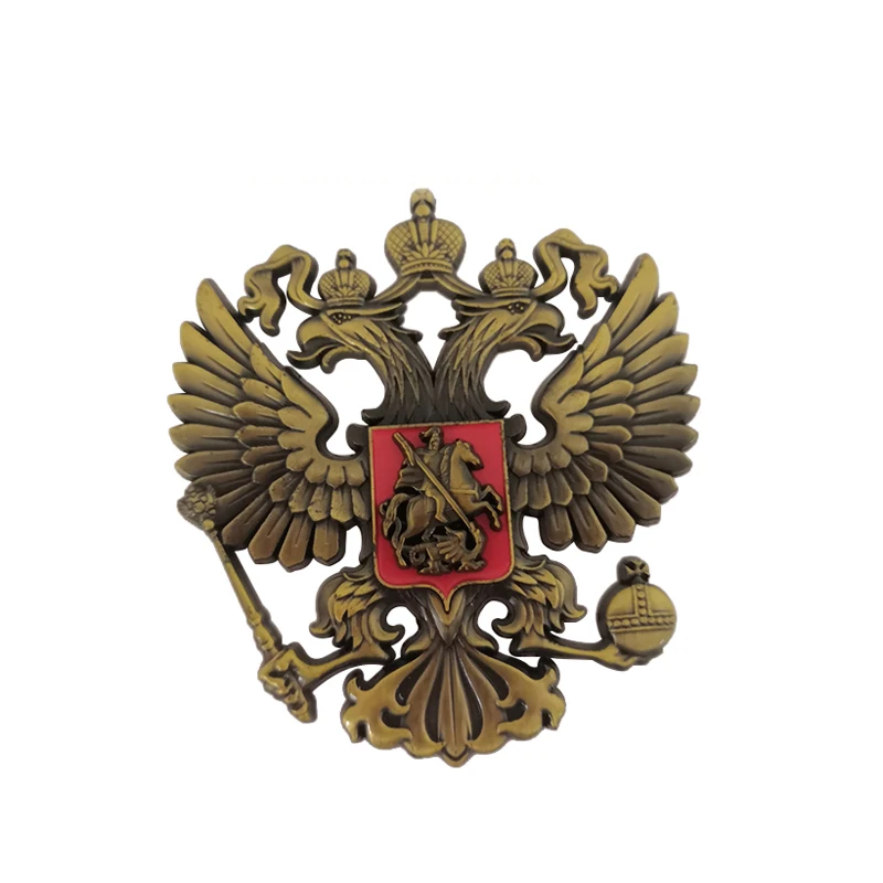 Russian Double Headed Eagle Emblem Badge