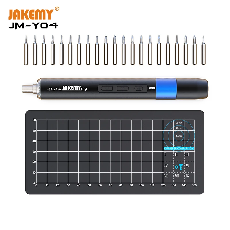 Precise Magnetic electric screwdriver set for laptop computer LED Light Rechargeable Electric Lithium Battery Screw Driver
