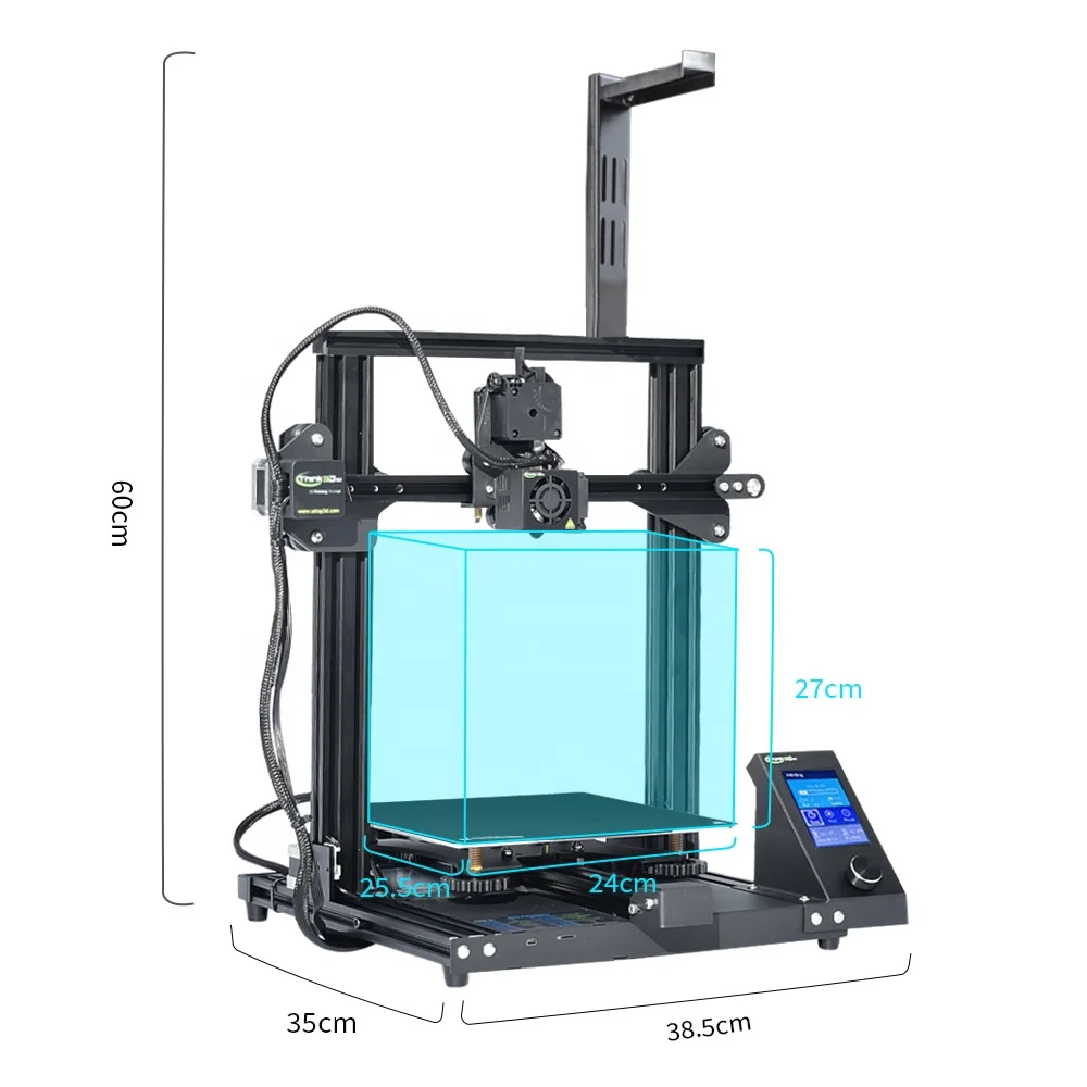 Хит продаж 3D-принтер металлический FDM трубчатый принтер модель принтера печати многоцветная Think 3dim автоматическая PLA/ABS/TPU 9 05