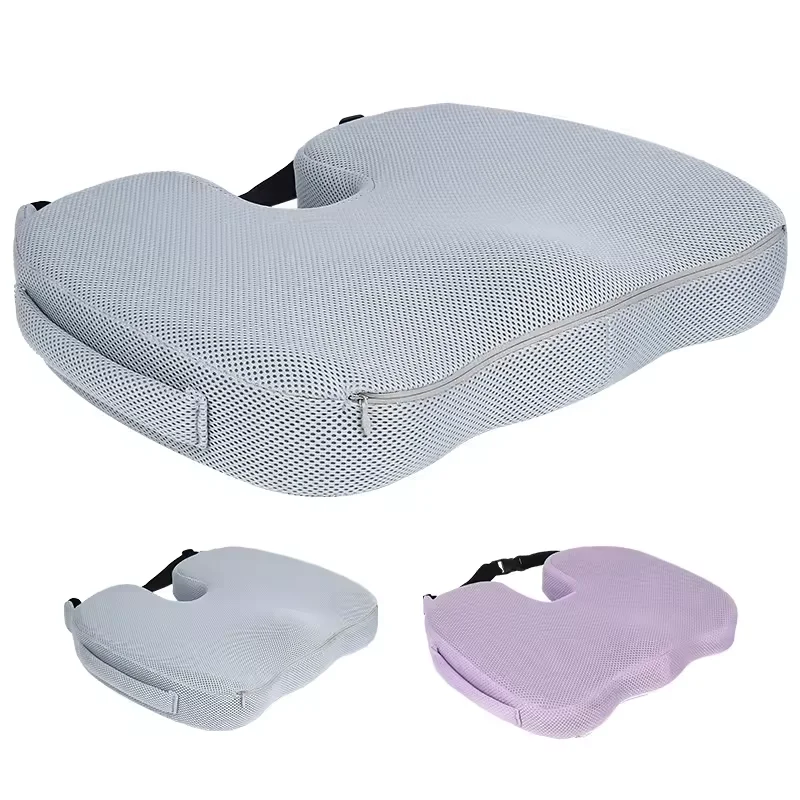 Memory Foam Support Seat Cushion Bone Neuralgia Back Pain Relief Car Office Memory Foam Seat Cushion