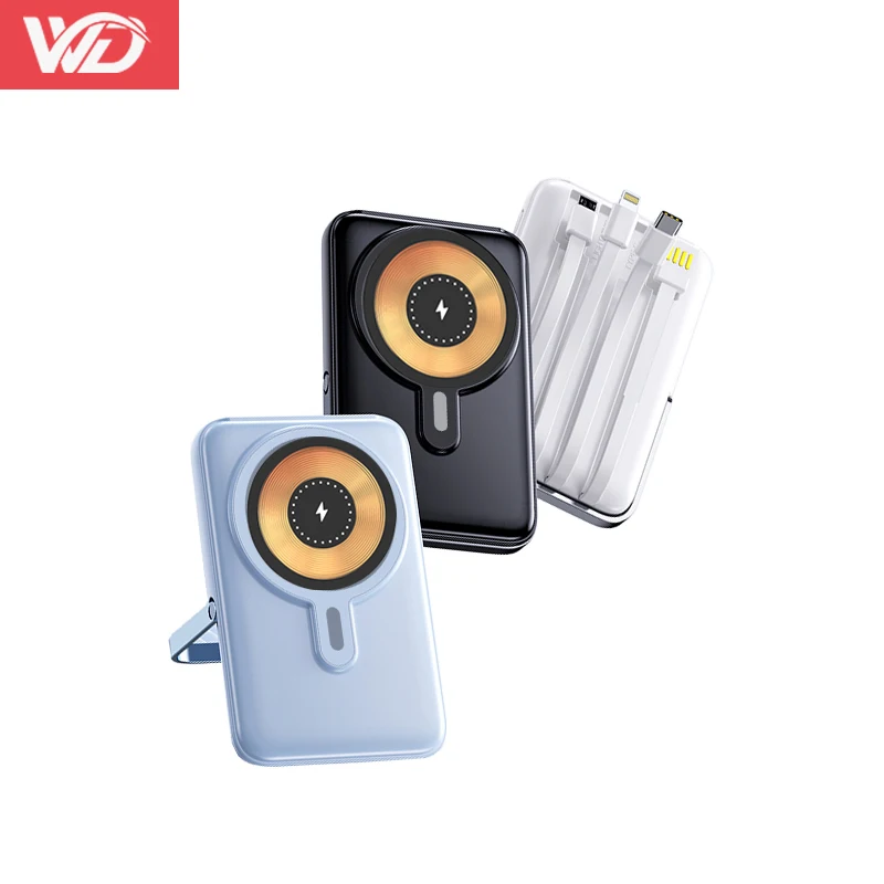 Factory 10000mah Wireless Fast Charge Mag Safe Battery Pack Magnetic Battery Case Power Bank For iPhone 12,13,15