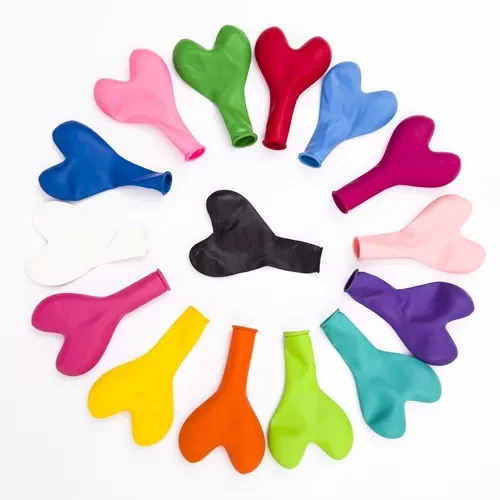 wholesale Wedding Double Lover love Balloon 12 Inch Heart Shaped Latex Balloon for Proposal Wedding Banquet Decoration