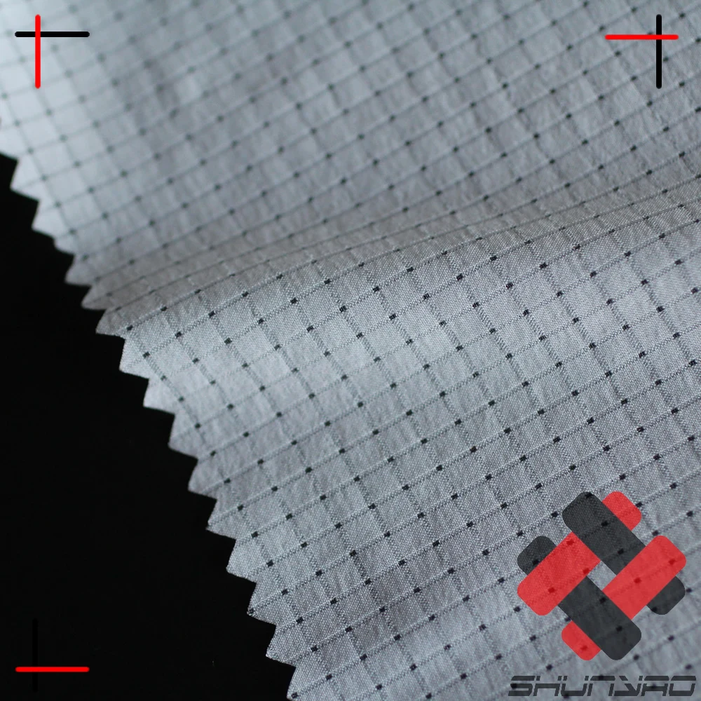 4 way stretch perforated nylon woven fabric for soft rash guard