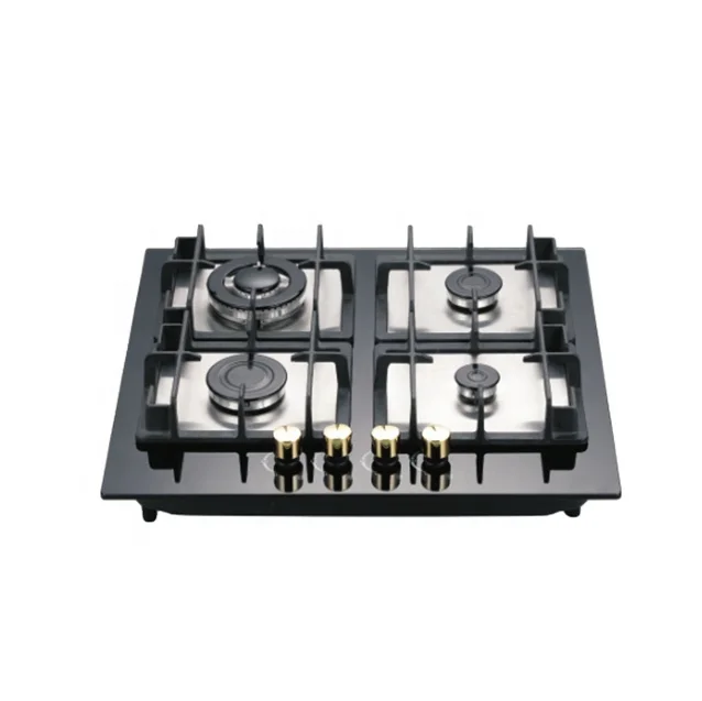 4 Burner Gas Hob Built-in Gas Cooker Super Blue Flame Gas Stove