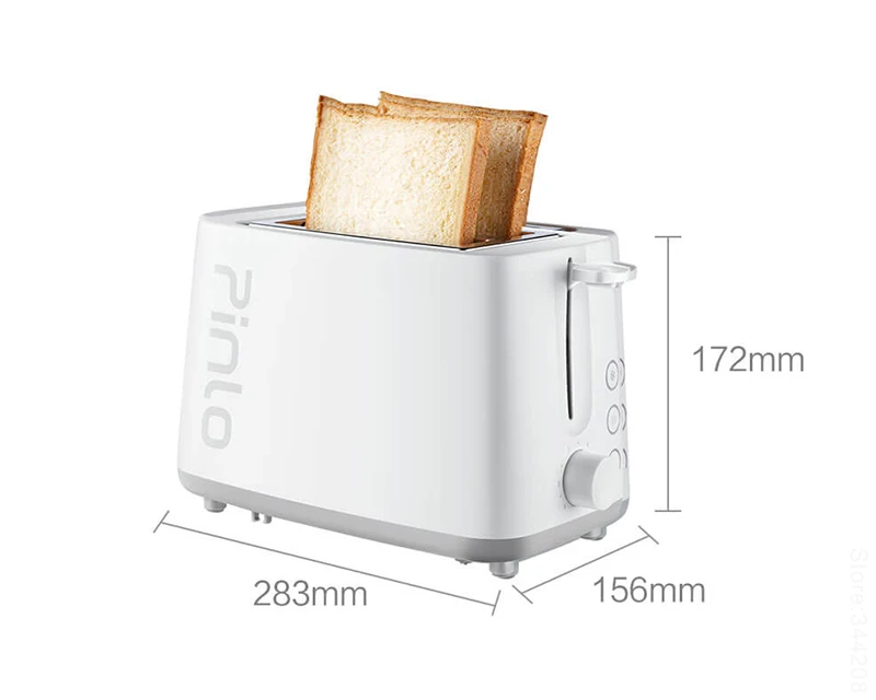 Top sale Xiaomi Pinlo bread toster sandwich maker 2 slice Automatic bread toaster breakfast bread toaster