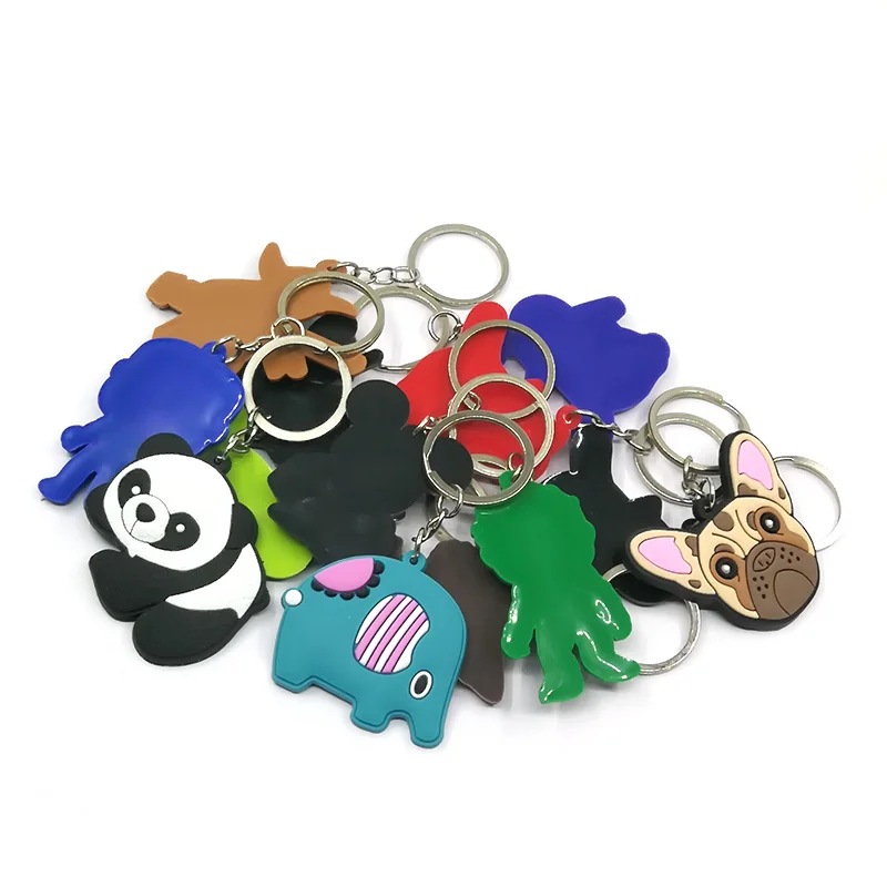 3d Pvc Cute Cartoon Keychain For Women Purse Charms For Handbags Keychain Backpack Bag Pendant