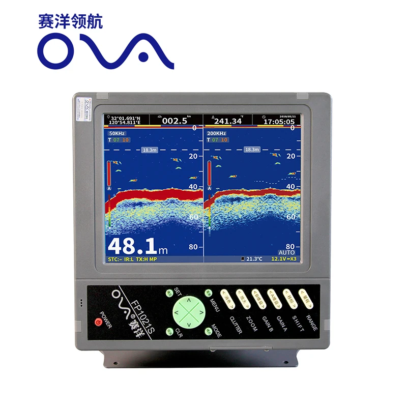 10 inch salt water fish sonar fish finder nmea 0183 fish finder 700 m