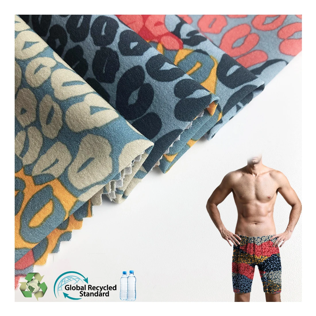 Beachshorts Supplier 4 Way Stretch Polyester Spandex Fabric