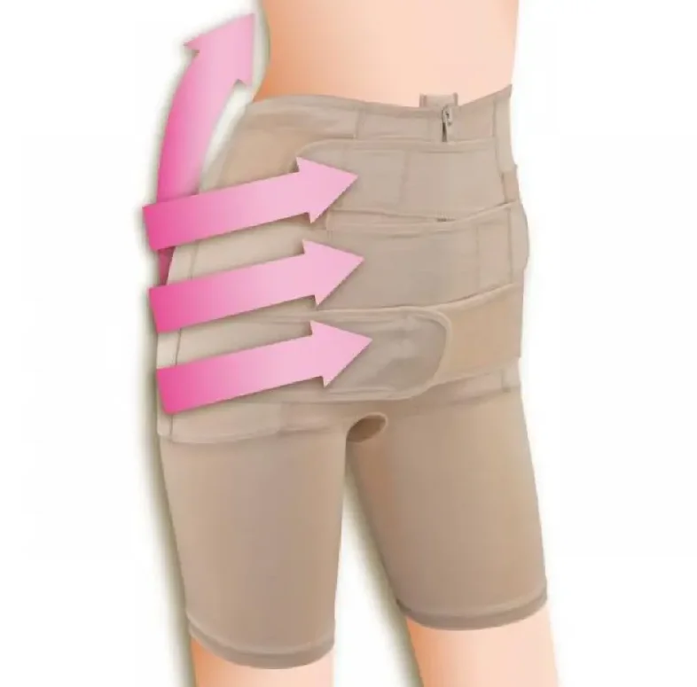 Inujirushi Postpartum Body Shaping Short High Quality Hips Shaper with Tummy Control Breathable Material Improves Posture-Step 3
