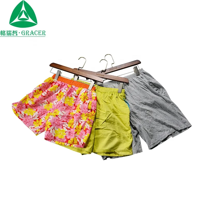 Adult sport short pants wholesale used clothes in bulk vintage second hand clothes in bale for sale