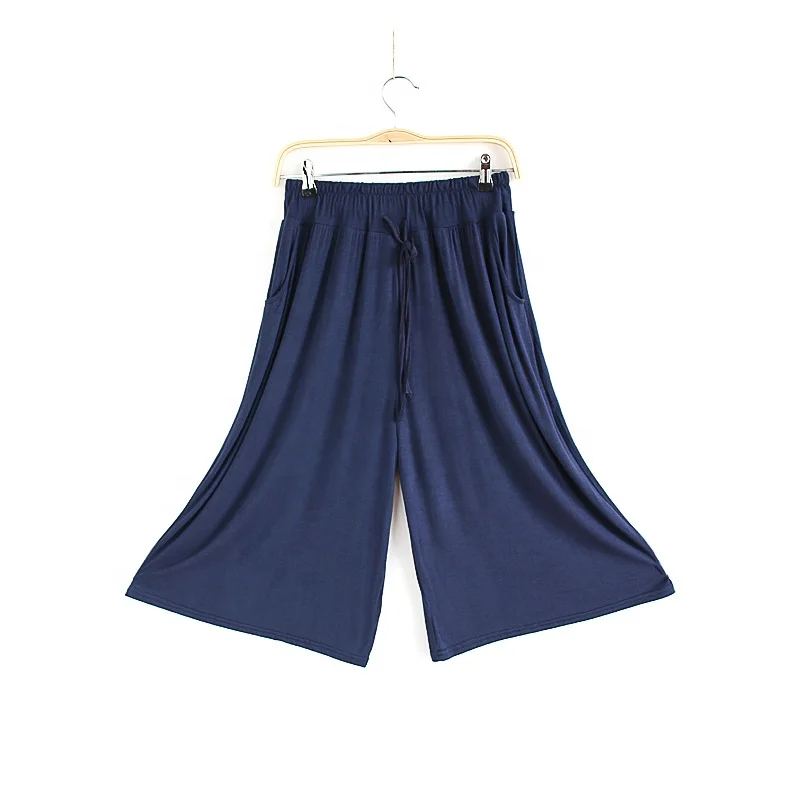 
Modern dance yoga costume cropped trousers women wide leg loose pants Belly Dance Pants 