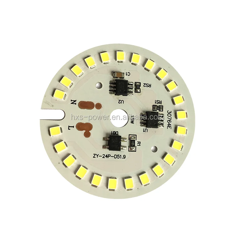 Плата драйвера светодиодной лампы PCB без 5 Вт 7 9 12 15 18 24