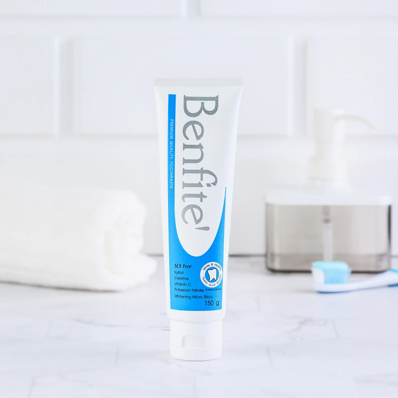 BENFITE It Is The Latest Innovation Of Toothpaste For Strong Teeth And Gum But Gentle For Your Mouth With Its SLS FREE Formula