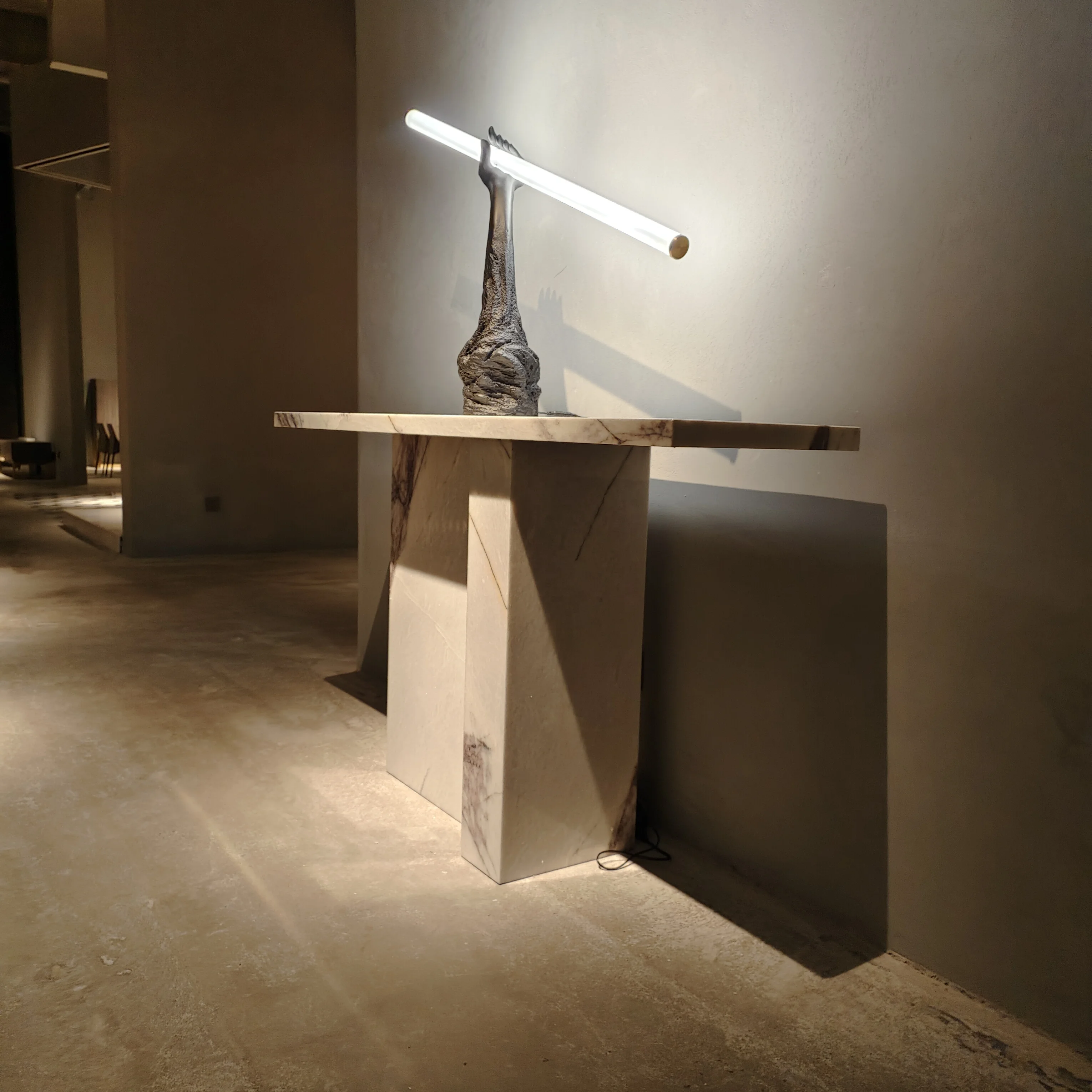 luxury living room furniture wall console table natural marble design home decorative console table