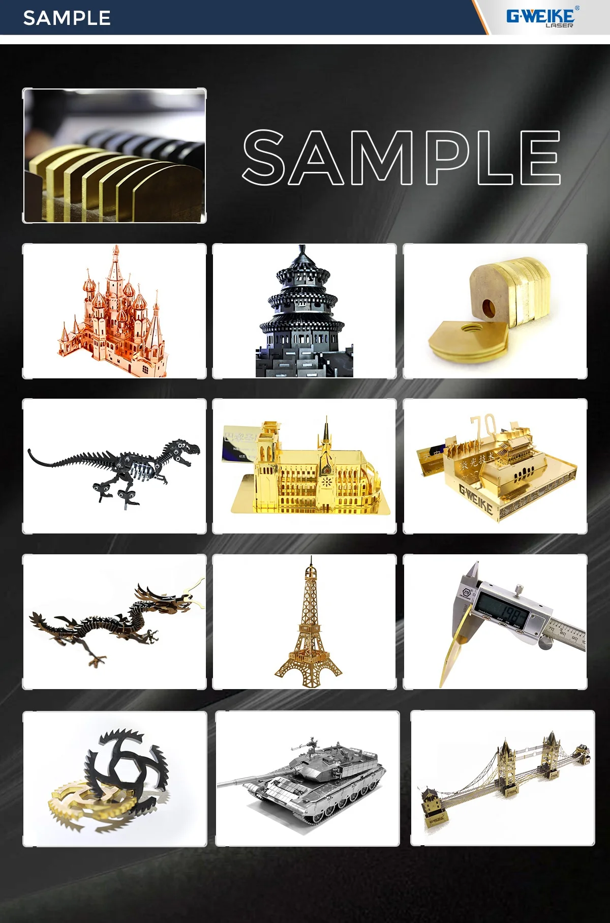 GWEIKE LF3015P 1kw 2kw 3kw 6kw iron brass aluminium plate fiber laser cutting machine with CE certification