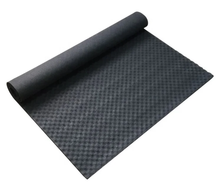 Rubber underlay mat Flooring Soundproof Rubber Carpet Underlay Acoustic Underlayment