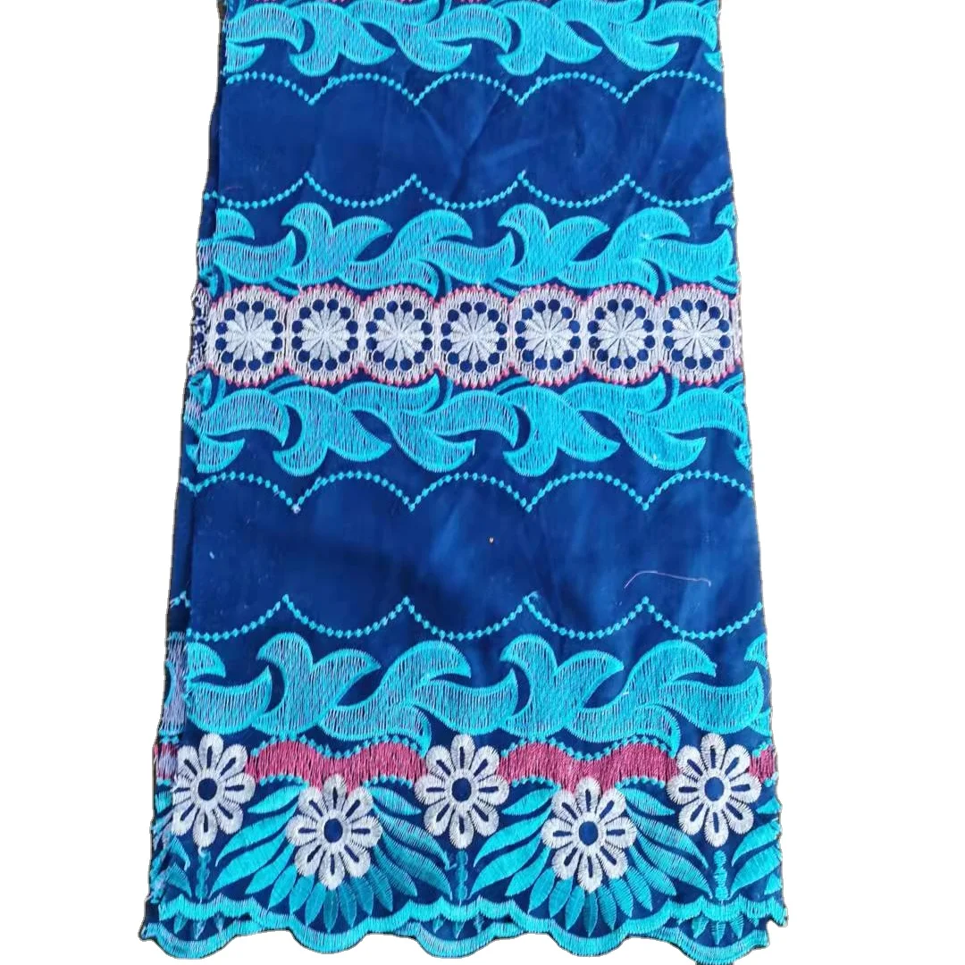 Новейшая швейцарская хлопчатобумажная кружевная ткань, африканская 2021 нигерийская швейцарская хлопчатобумажная вуаль, кружевная ткань с камнями для заказчика