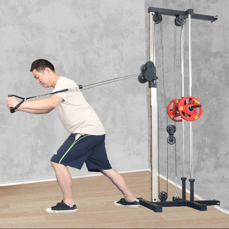 W1N Factory Direct Sale Wall Mount Cable Station Pull Down with Adjustable Dual Pulley System