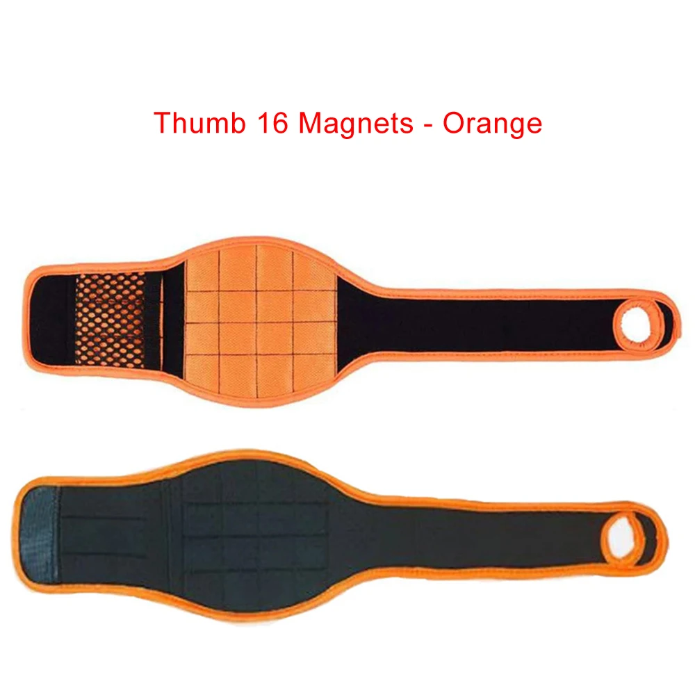 Tools Wholesale 16 Magnets Two Pockets Magnetic Wristband For Holding Screws Nails Tools