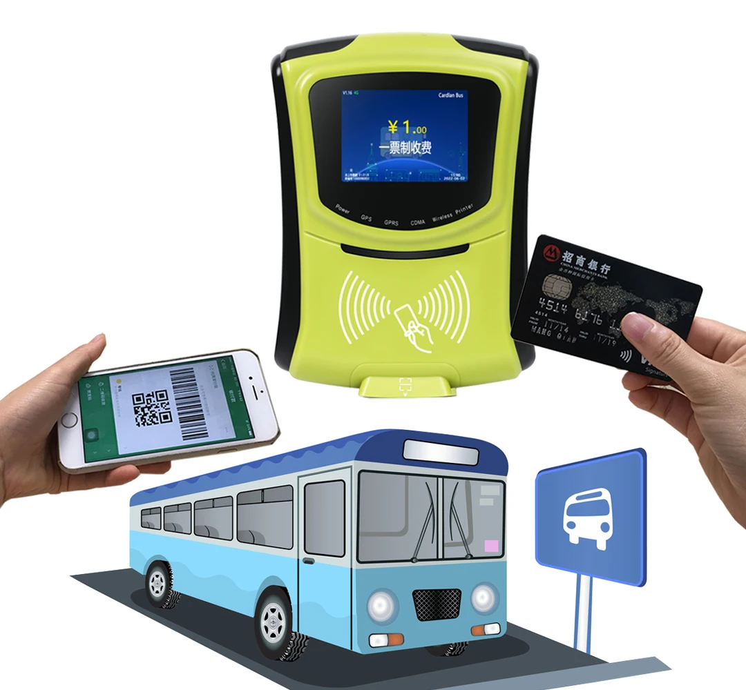 China Bus Validator Factory  bus IC card reader for smart card payment and QR validator