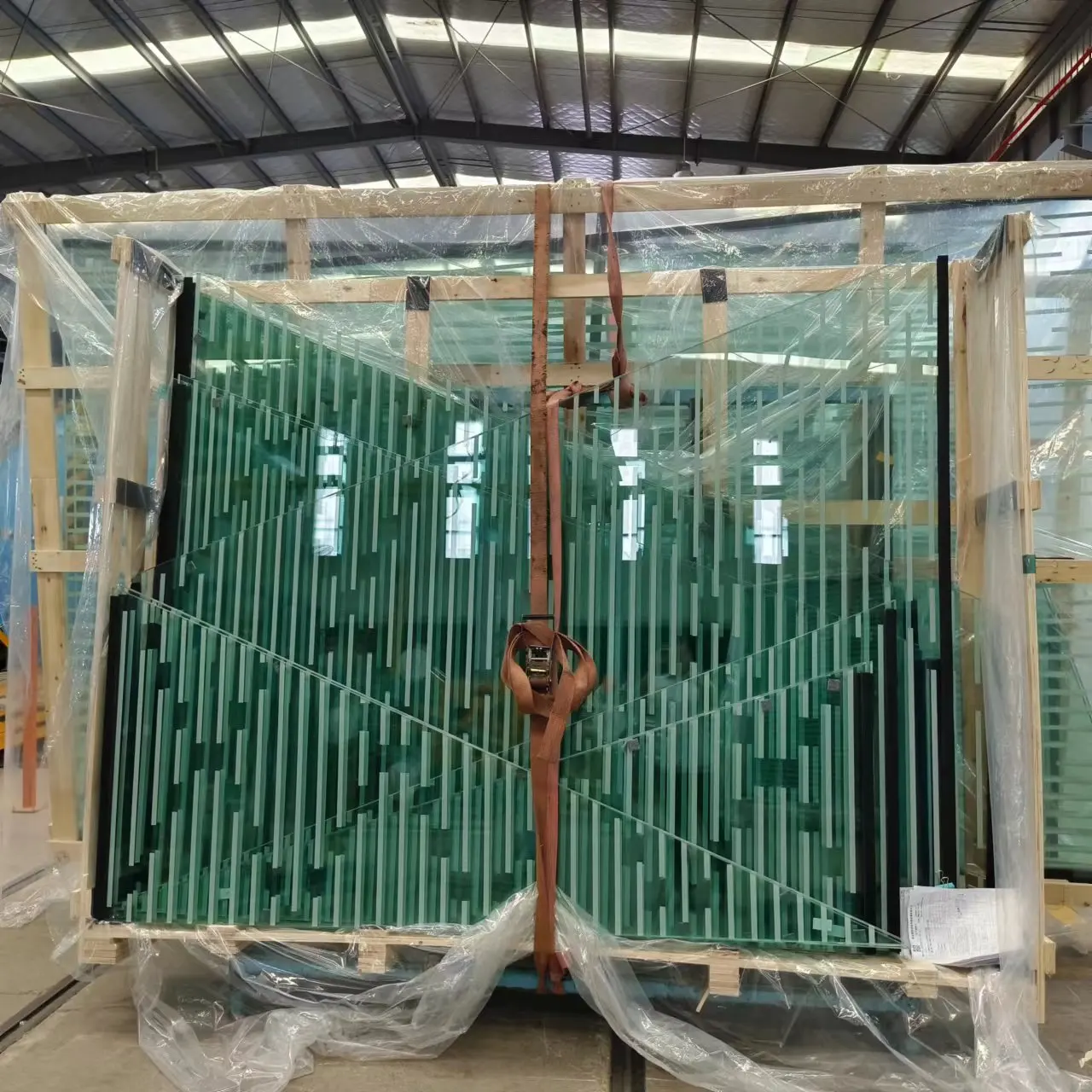 21.52mm Clear Laminated Glass with Ceramic Fritted for Glass Balustrade