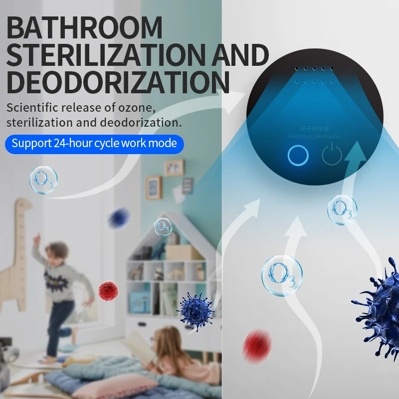 Professional Mini Ozone Machine O3 Air Ozone Generator for Odors for Home Office Basement Kitchen Cars Pets Smoke