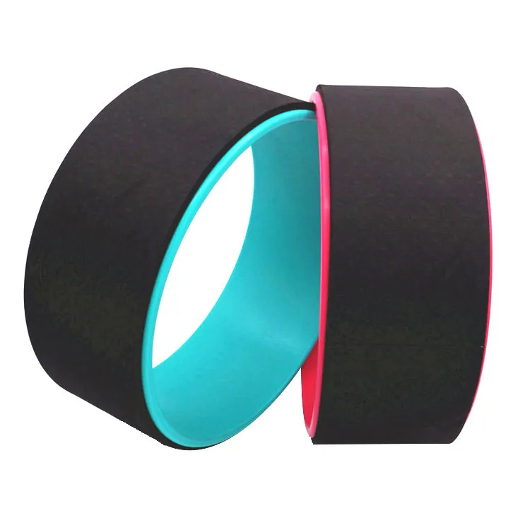 High Quality Cross Fitness Home Eco-friendly Tpe Sports Accessories Colorful Yoga Wheel