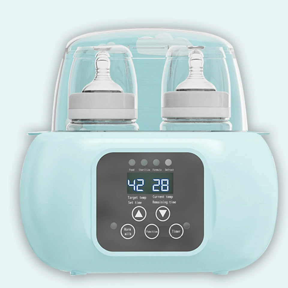 Baby bottle Warmer LED Display Milk Formula Heat Food Electric Baby Bottle Warmer Steam Sterilizer