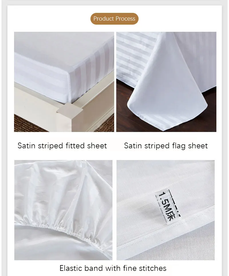 Hotel hospital linen bed sheets 200 230 custom logo bedsheet cotton sheets for beds 100otton