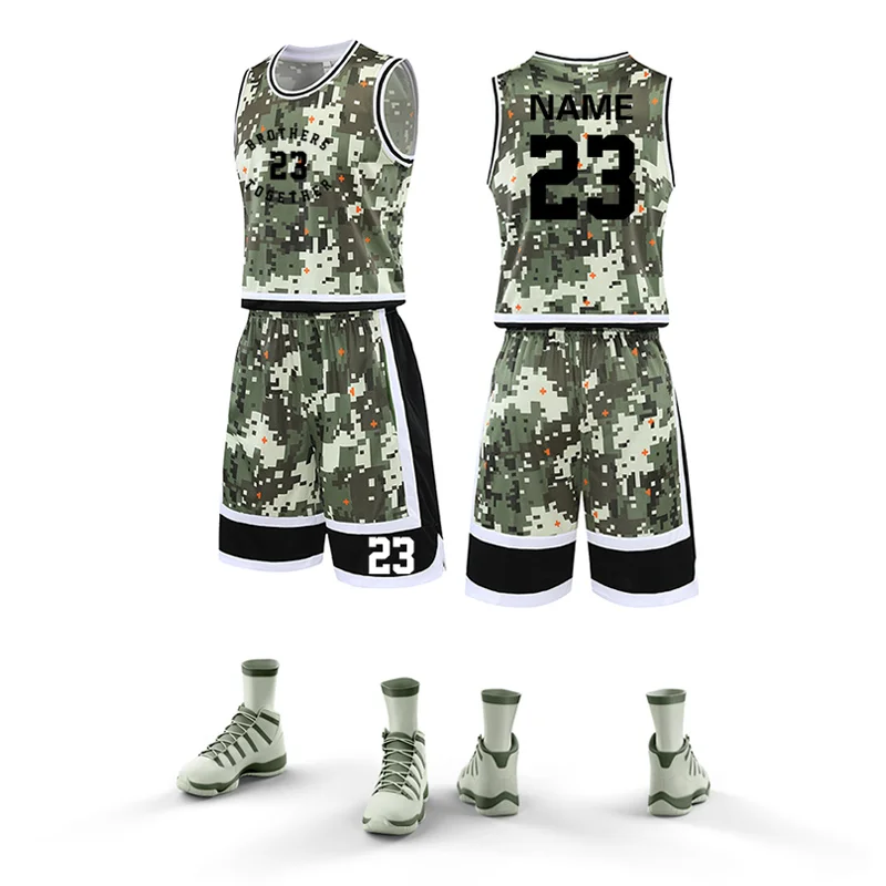 2022 Sublimated  Basketball Jerseys With No Logo Basketball Jersey