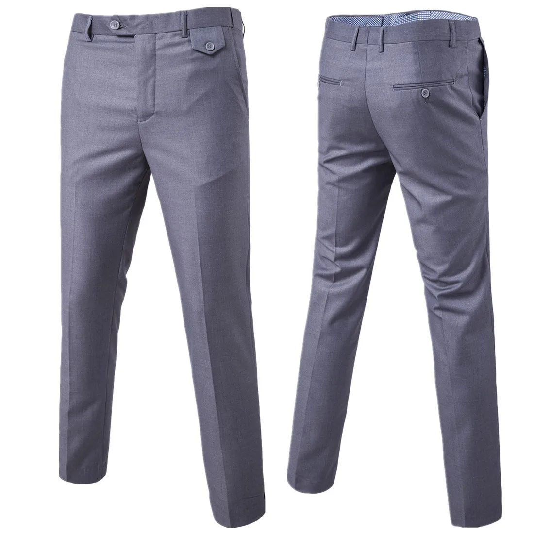 2023 New Wholesale High Quality Straight Trouser Cotton Blend Chino Pants Formal Casual Golf Pant for Men