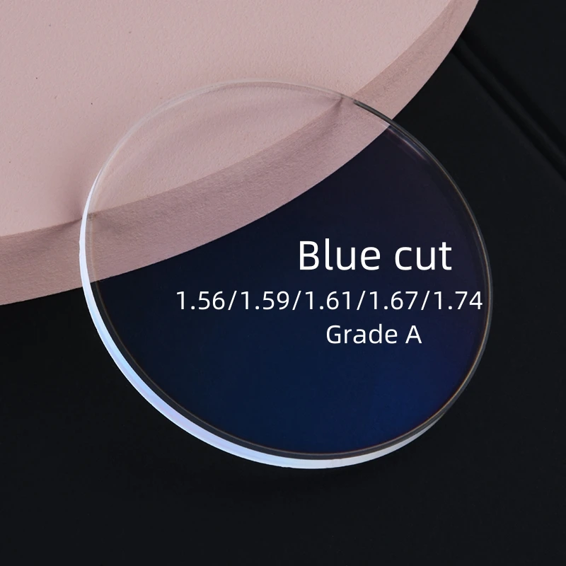 Photon 1.56 blue filter finished lenses anti blue anti glare cr39 lens anti-reflective lenses for blue light