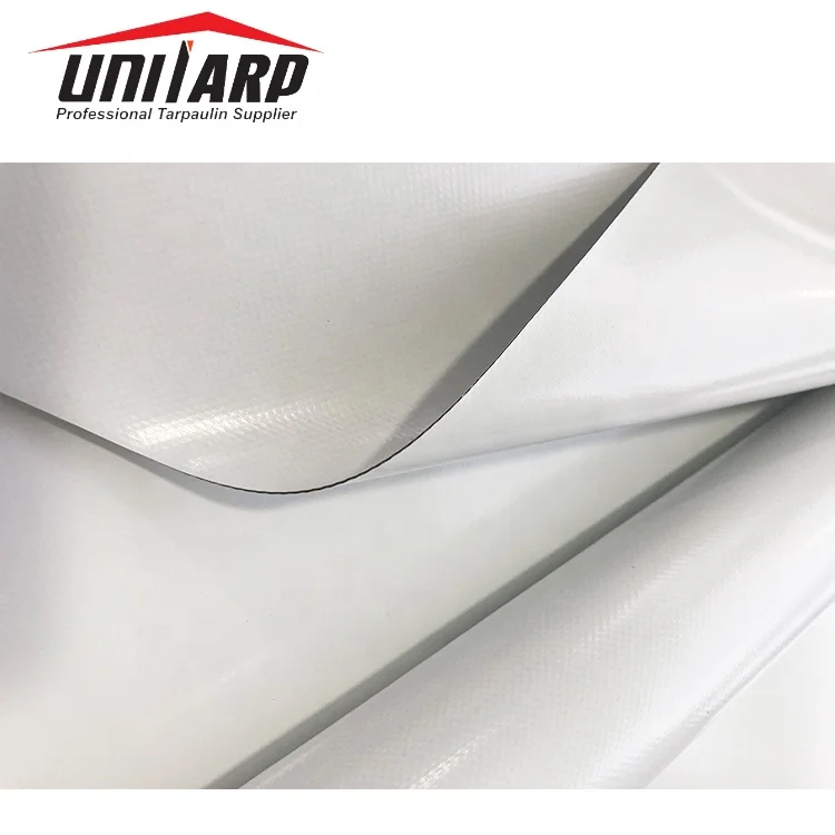 Waterproof 650 gsm Tarpaulin PVC Vinyl Coated Polyester Fabric Tarpaulin