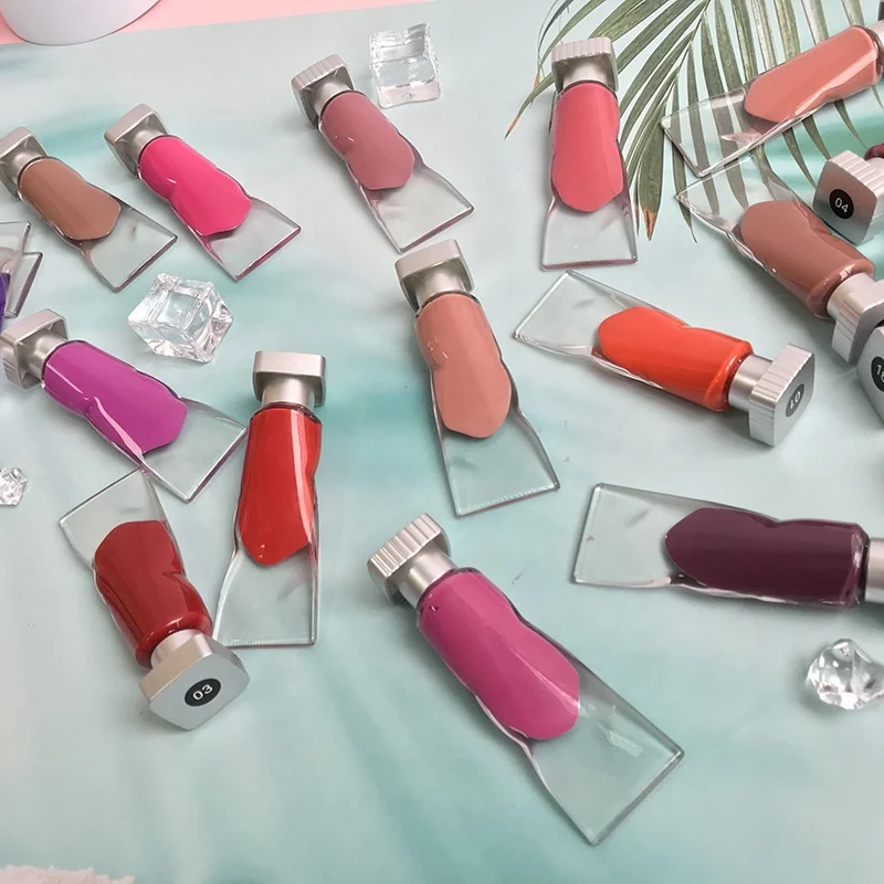 Your Own Brand Cosmetics High Pigment Moisturizing Lip Gloss Matte / Shimmer Long Lasting Private Label Liquid Lipstick