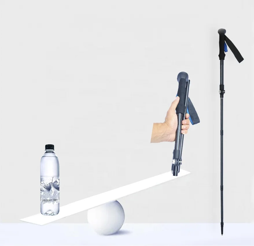 Manufacturers Customized Light weight High Quality Outdoor carbon fiber aluminium wholesale ski poles