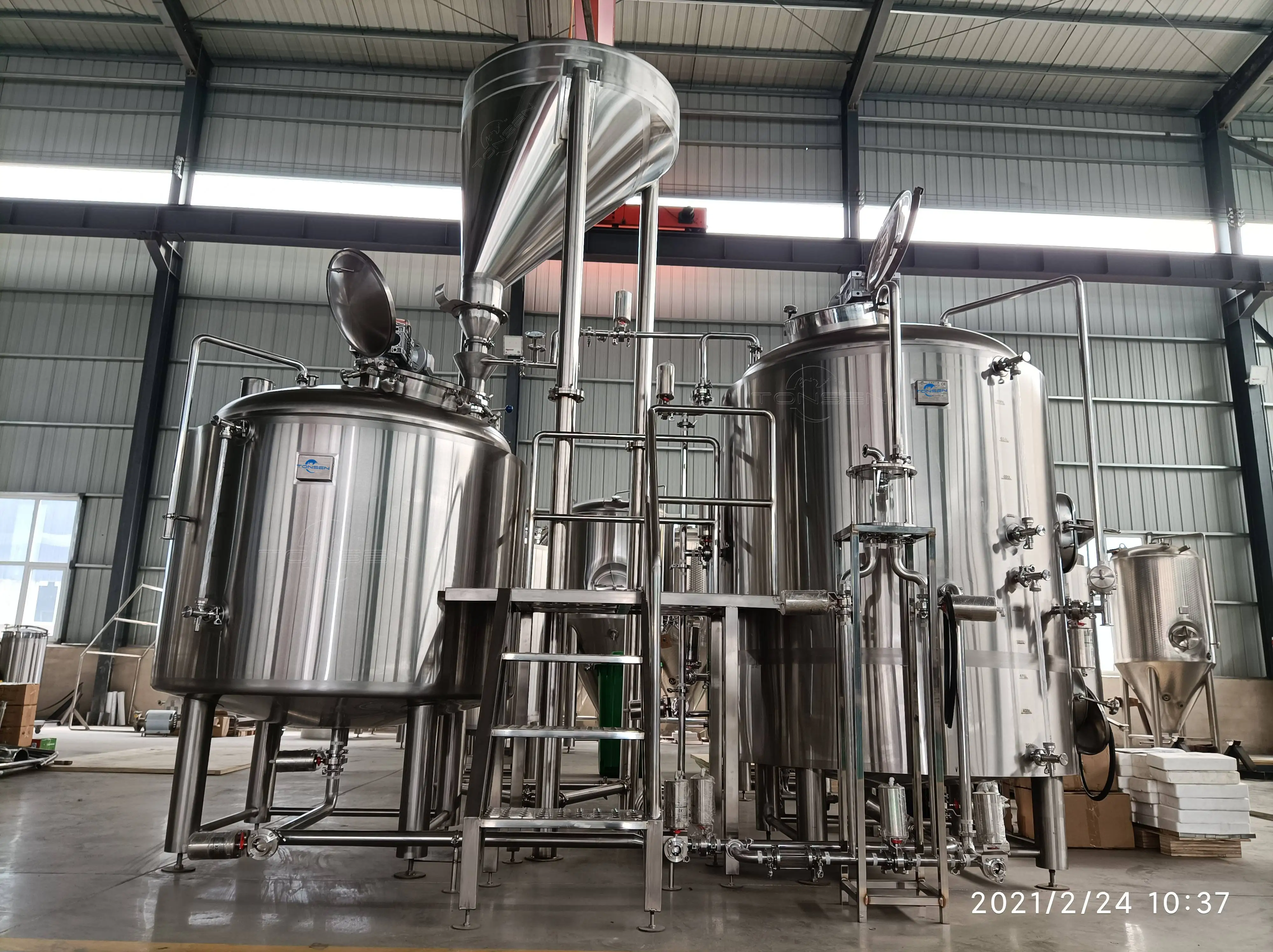 Professional  beer brewing equipment Tonsen Supplier 15BBL 20BBL Beer brewery equipment  For Craft Beer brewing equipment