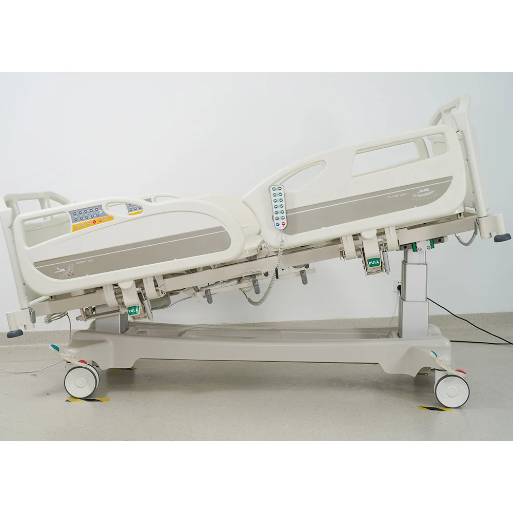 Best selling Hospital furniture ABS Electric Nursing Care Bed Patient Bed