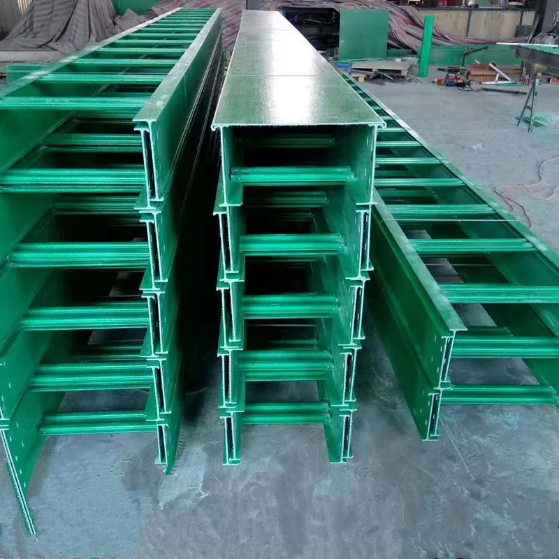 Fiber glass reinforced plastic ladder rack cable tray FRP cable tray Ladder