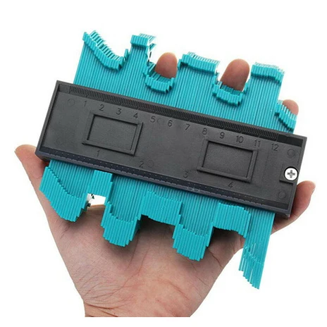 
5-10 Inch Contour Gauge Duplicator Profile Tool Adjustable Lock Precisely Copy Irregular Shape Duplicator 