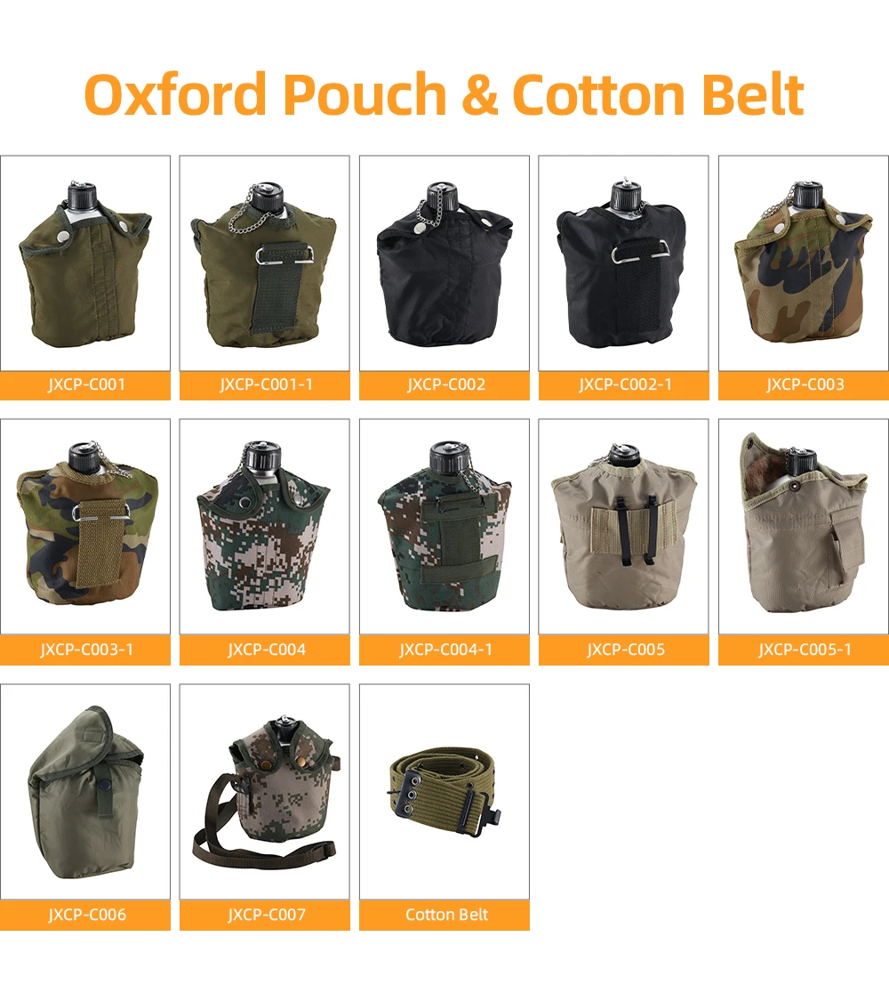 Factory Price Lightweight Aluminum Camping Picnic Wholesale Water Canteen Mess Kit Cup