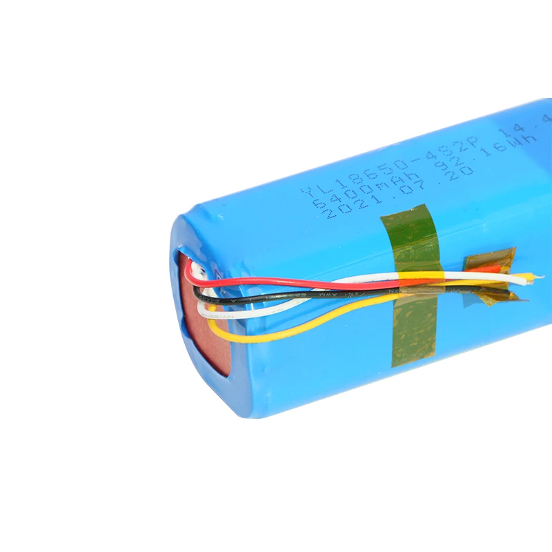 High quality lipo 18650 battery 4s2p 14.4volt  6400mah lithium 18650 battery pack