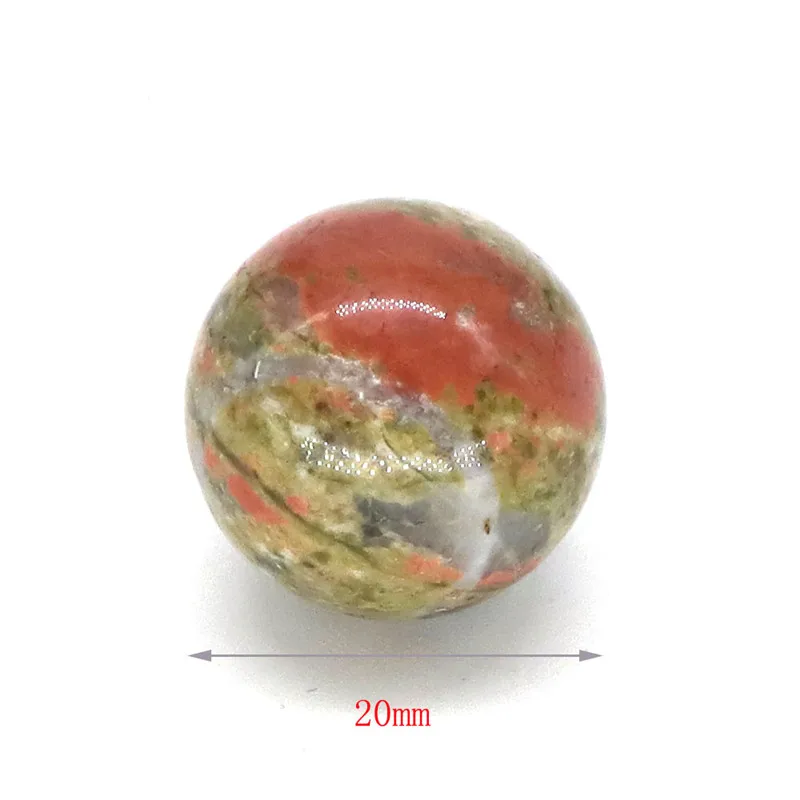 Custom 20mm Round Natural Clear Quartz Crystal Sphere Ball