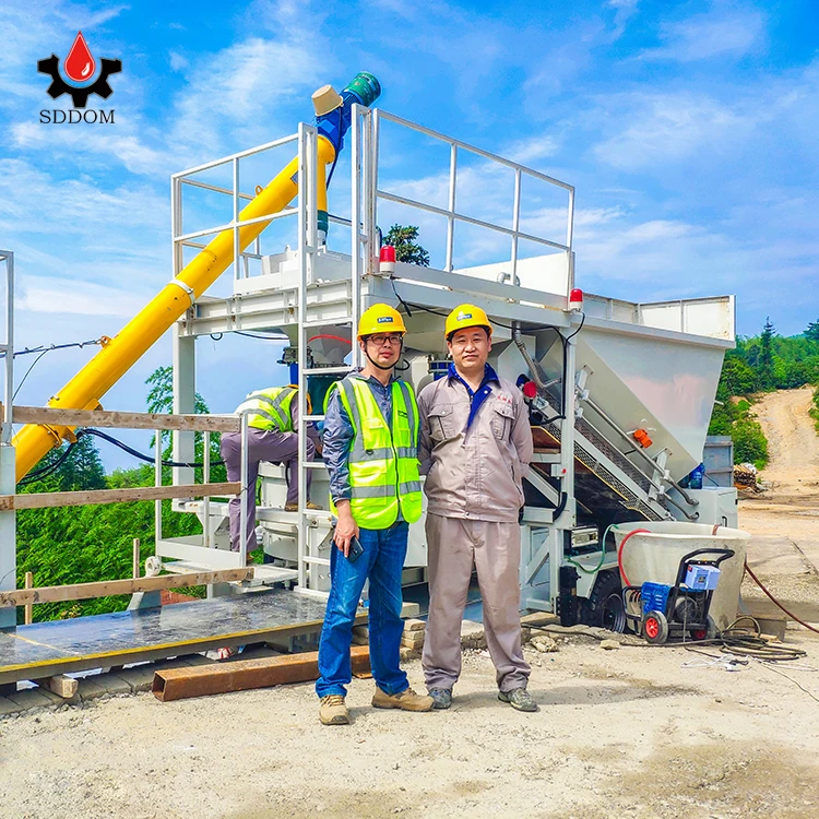 Automatically Operation Mobile Concrete Batching Plant/concrete Mixer Plant